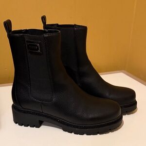 DKNY black ankle boots